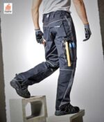 Ultima sansa -Pantaloni lucru tip Strauser Service gri ultima bucata 56