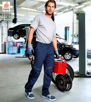 Ultima sansa - Pantaloni lucru tip Strauss Service bleumarin