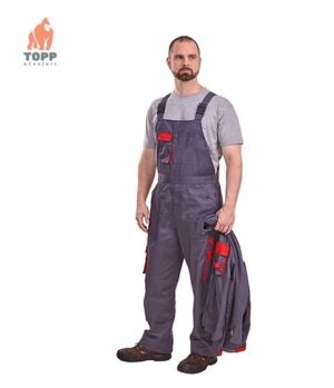 ULTIMA sansa - Salopeta de lucru gri MAGMA