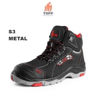 Ultimele bucati - Bocanci protectie din piele Nubuck S3 cu metal